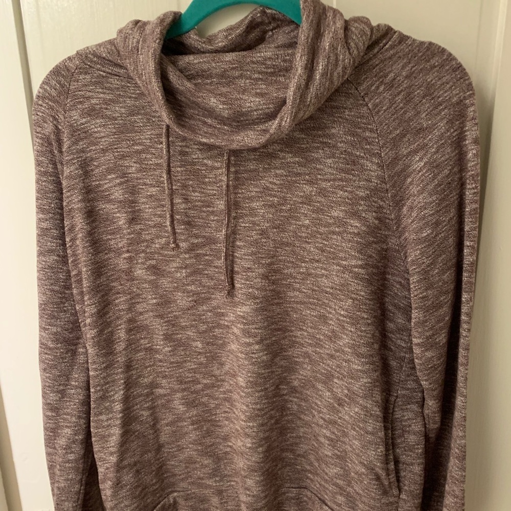 Cowel-neck sweater